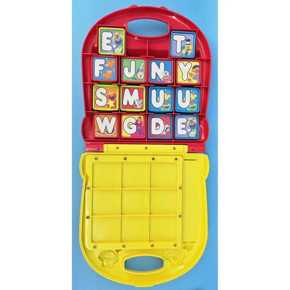 Vtg Sesame Street‎ ABC Desk Learning Toy Spelling Educational Alphabet Complete